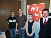 Die Karbener Jusos begr��en ihre G�ste