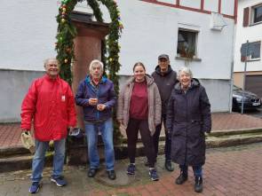 Geschafft! Rainer Züsch, Fritz Amann, Miriam Bickelhaupt, Hans-Jürgen Kuhl, Christel Zobeley