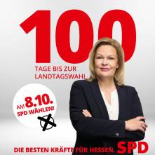 Nancy Faeser, Spitzenkandidatin für den Hessischen Landtag