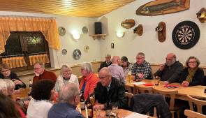 Diskussionsstoff am Tisch