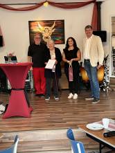 Seiet 50 Jahren SPD-Mitglied: Christel Zobeley (2. von links)