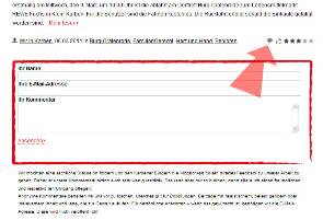 Wie verfasse ich einen Kommentar?