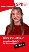 Jaline Diefenthäler, Kandidatin für die Stadtverordnetenversammlung