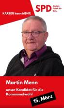 Martin Menn, Kandidat für Stv und Ortsbeirat Kloppenheim