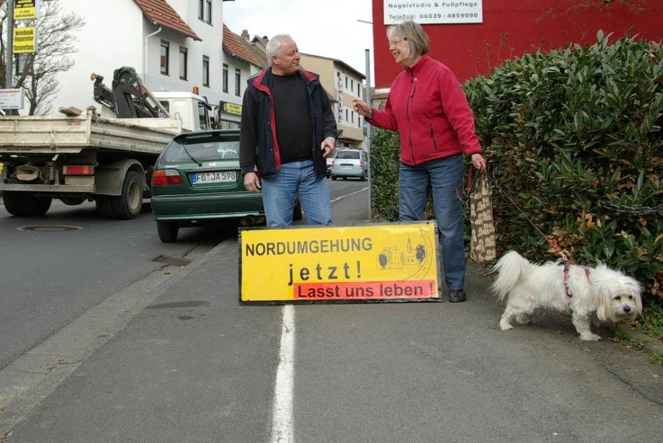 Harald Ruhl mit Christel Zobeley und Hund Nico