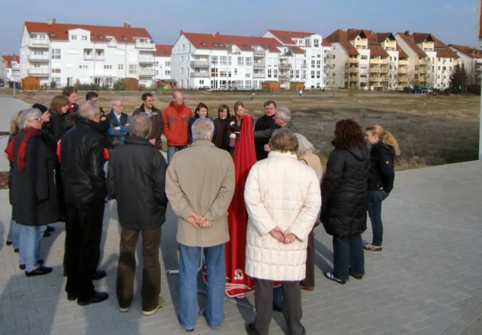 Karbener SPD mit interessierten Bürgern