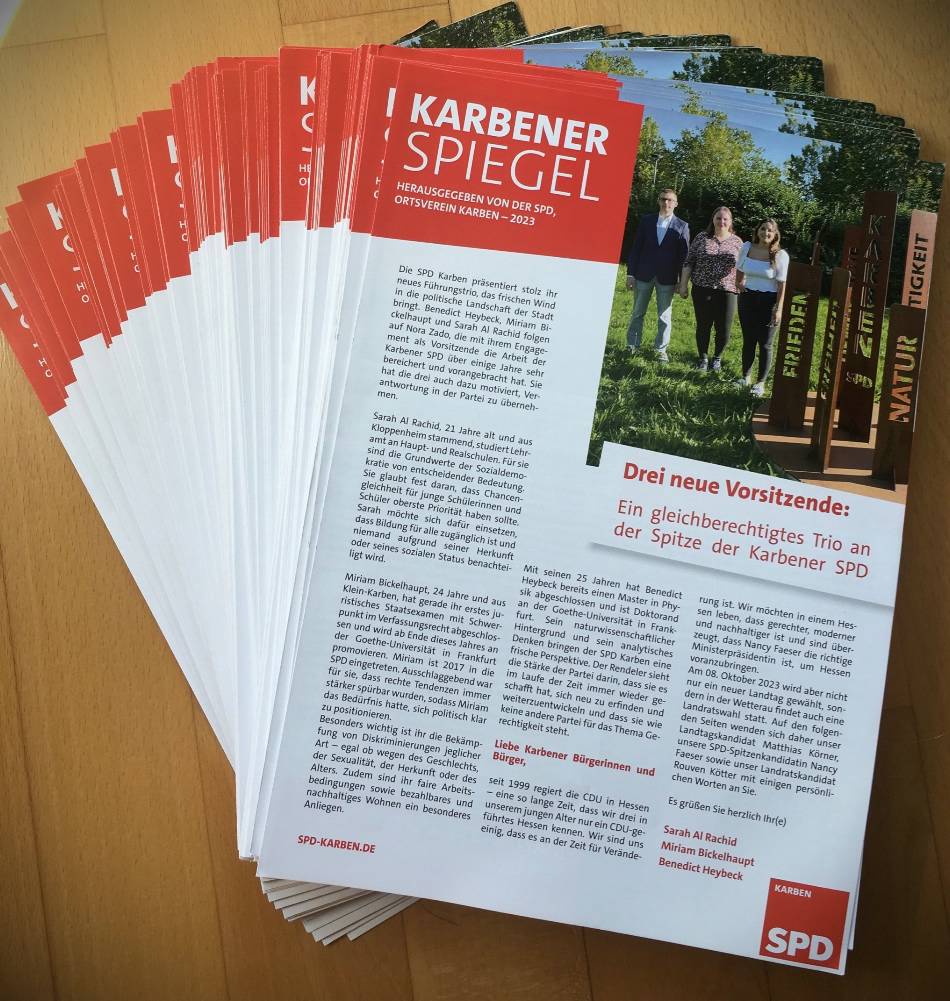 KARBENER SPIEGEL Ausgabe 1-2023 KARBENER SPIEGEL Ausgabe 1-2023