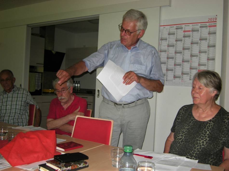 Rolf Gnadl bei der AG60+ Rolf Gnadl bei der AG60+