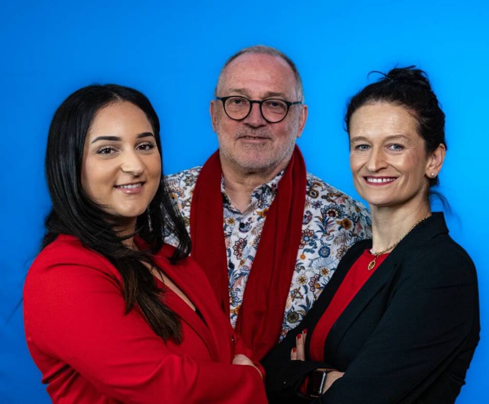 Spitzen-Trio: v.l. Sarah Al Rachid (3), Thomas Görlich (1), Anja Singer (2)